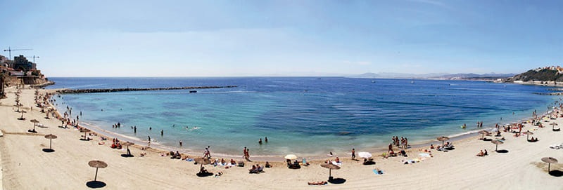 Playa de las ribera ceuta
