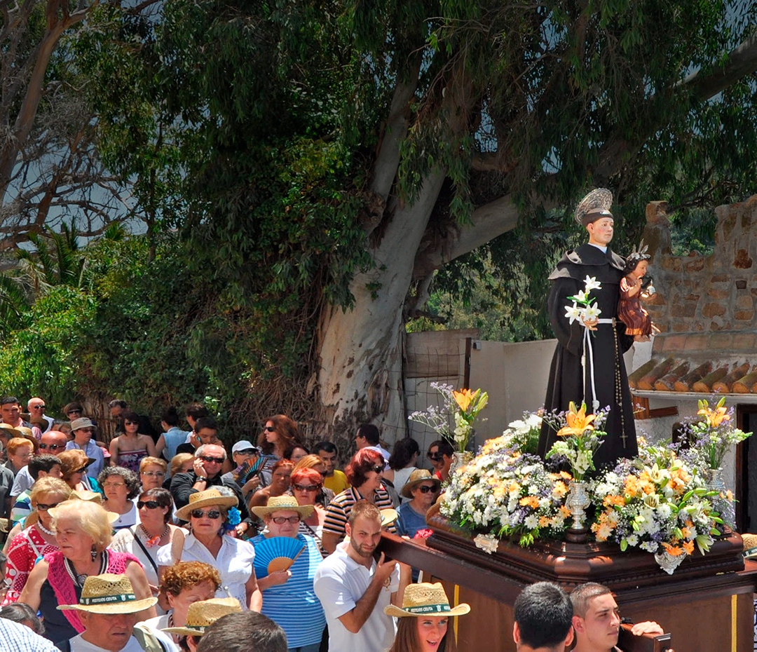 Romeria san antonio - turismo ceuta