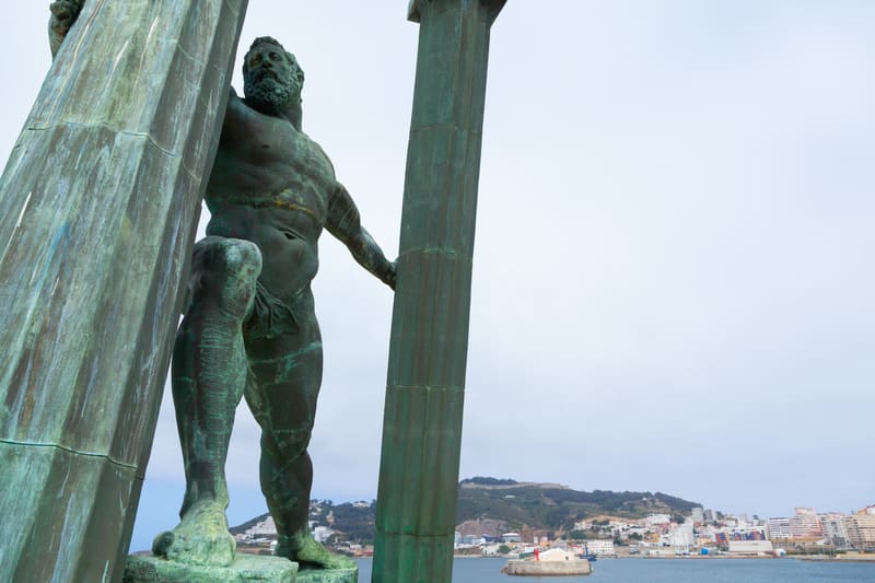 hercules mitologia ceuta - turismo ceuta